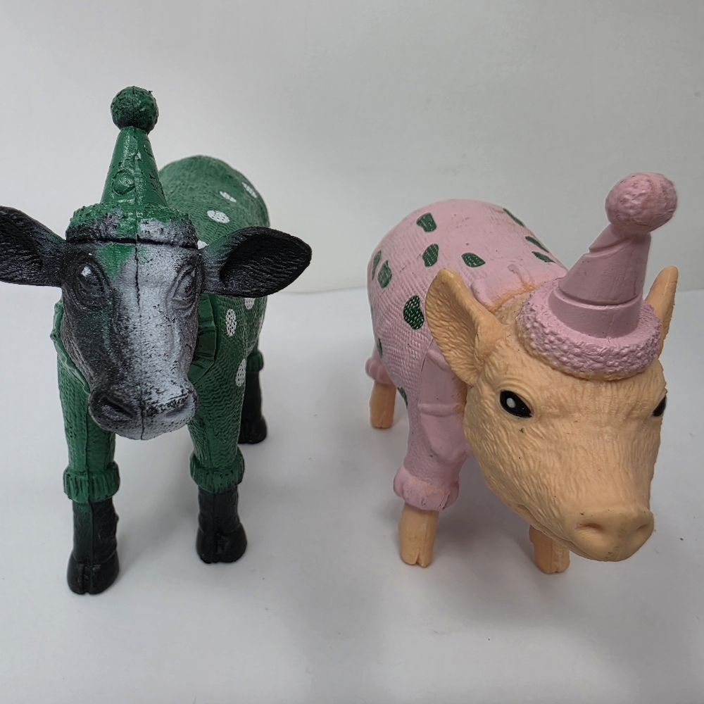 Target Party Animals Farm Barn Animals Pig Goat Party Hats Set of 2